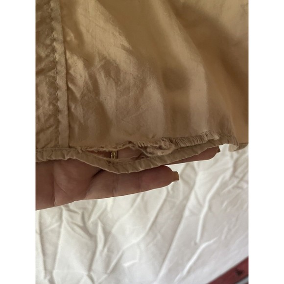 Vtg Tarponwear By Simms Short Sleeve Vented Nylon Fishing Shirt Beige Mens Med - Picture 9 of 9